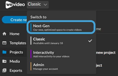 wevideo classic|wevideo next gen.